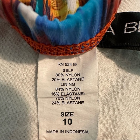 Womens La Blanca Multi Color Bikini Swim Bottoms - Picture 4 of 5